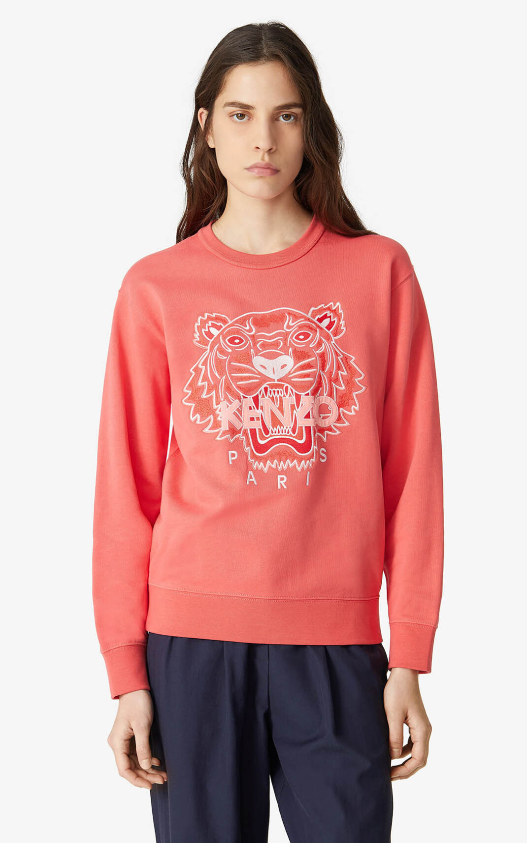 Sweat Kenzo Femme Tiger Rouge OEQKL-4650